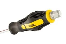 Викрутка ударна шліцева плоска Mastertool SL6 x 100мм HEX 49-6610 - мініатюра 6