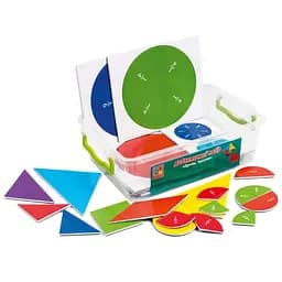 Демонстрационный магнитный набор "Дроби-Танграм" Vladi Toys VT5555-03