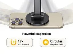 Магнітна підставка UGREEN LP862 для телефону Magsafe для iPhone 15 14 13 Pro Max Xiaomi Samsung Huawei Обертання на 360° Тримач - мініатюра 8