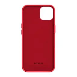 Силиконовый чехол для Apple iPhone 13, ICON2 Case, красный, противоударный, панель, защита всего корпуса, матовая поверхность Soft Touch, выступает над дисплеем, совместим с защитными стеклами и пленками, с микрофиброй, ArmorStandart (ARM60483) - мініатюра 2