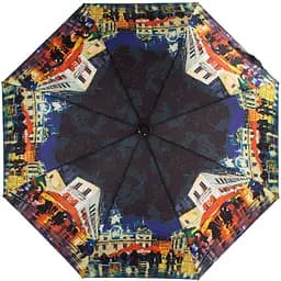 Жіноча складана парасолька механічна Nex 100 см різнобарвна