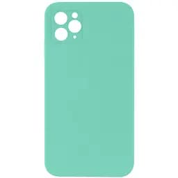 Чохол Epik Silicone Case Square Full Camera Protective AA NOLOGO для Apple iPhone 11 Pro 5.8 Бірюзовий/Turquoise