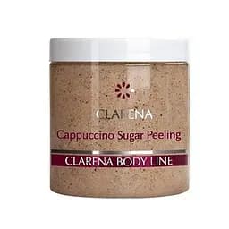 Пілінг цукрова з частками кава для рук і тіла Clarena Cappuccino Slim Sugar Peeling 250 мл - мініатюра 1