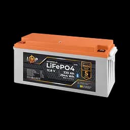Акумулятор LP LiFePO4 12,8V - 230 Ah (2944Wh) (BMS 100A/100А) пластик Smart BT - мініатюра 2