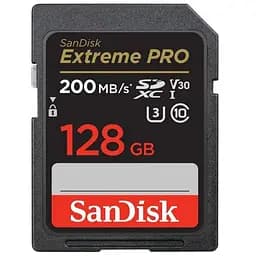 Карта памяти SanDisk 128GB SD class 10 UHS-I U3 V30 Extreme (SDSDXXD-128G-GN4IN)