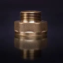 Перехідник Lexline К.0606-1"х1 1/2" НВ посилений латунь 30412 - мініатюра 2
