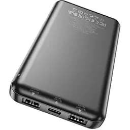 Зовнішній акумулятор Hoco J100 High-ranking power bank 10000mAh чорний 6931474783561 - мініатюра 3