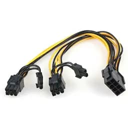 Кабель перехідник розгалужувач живлення Cablexpert CC-PSU-85 2 x 6+2 pin 8 pin