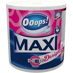 Рушники Ooops! Maxi Design двошарові 500 відривів 1 рулон