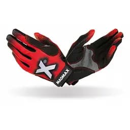 Рукавички для кросфіту MAD MAX Crossfit MXG 101, Black/Red - XL