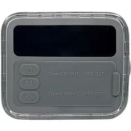 Павербанк Remax RPP-596 / 40000 мАг / до 22,5 Вт / USB-C+USB-A / PD+QC /з RGB ліхтариком / Сірий - мініатюра 3