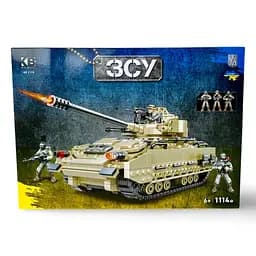 Військовий конструктор Limo Toy для хлопчиків Танк ЗСУ, 1114 деталі (KB 1115)