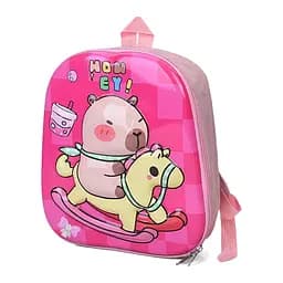 Рюкзак Капибара, 25x31x6 см, 1 отделение, 1 внутренний карман, застежка-молния, JD3336 (в ассортименте)