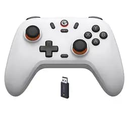 Геймпад Bluetooth джойстик GameSir T-4n Nova Lite Multiplatform Controller Bluetooth/2.4G/USB DualShock White