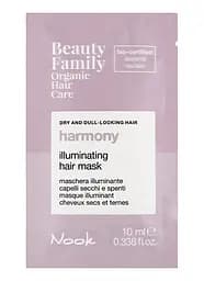 Маска для блиску сухого і тьмяного волосся Nook BEAUTY FAMILY HARMONY 10 мл