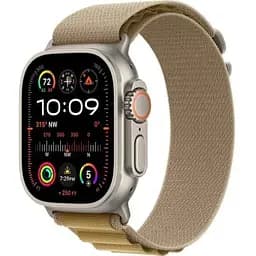 Смарт-часы Apple Watch Ultra 2 GPS+Cellular 49mm Natural Titan. Case w. Tan Alpine Loop - Малый MX4E3