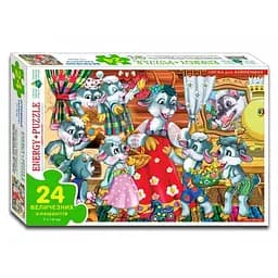 Гра-пазл Энергия+ Семеро козлят, 24 элемента