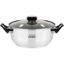 Кастрюля Bravo Chef, с крышкой и бакелитовыми ручками, 22 см, 3,5 л (BC-2002-22)