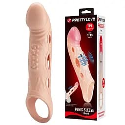 Удлиняющая насадка на пенис PRETTY LOVE Penis Sleeve BRAD PRETTY LOVE BI-026240Z 103674
