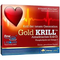 Жирные кислоты Olimp Sport Nutrition Gold Krill, 30 капсул