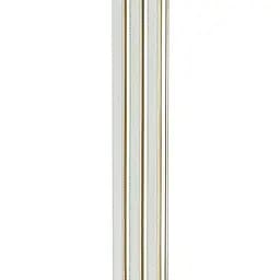 Рейка декоративна Wall Sticker SW-00002130 PS 2900х120х12 мм під білу шкіру із золотом