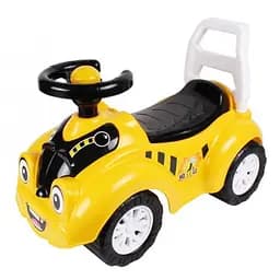 Автомобіль-толокар для прогулянок ТехноК жовтий