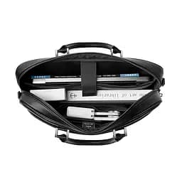 Сумка WIWU Master Fingerprint Lock Brief Case Black (6976195096989) - мініатюра 4