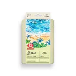 Набор карандашей акварельных 99IDEAS "Aqua Expert" 12 цветов, Ocean Set, металлическая коробка, 99AE-12OCN