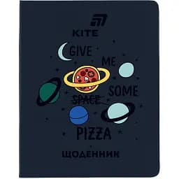 Щоденник шкільний Kite Pizza тверда обкладинка PU (K26-264-2)