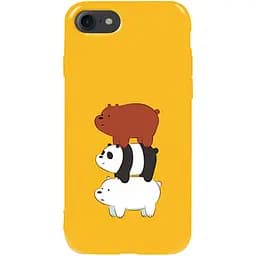Чехол-накладка Toto Pure TPU 2 mm Print Case Apple iPhone 7/8/SE 2020 #13 Bears Yellow