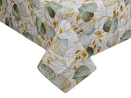 Скатертина Lefard Home Textile Paladium 180х140 см водовідштовхувальна оливкова (715-427) - мініатюра 3