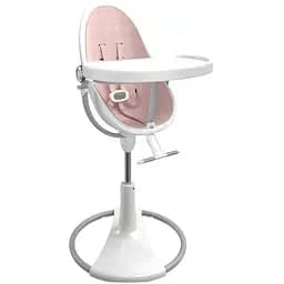 Стільчик для годування Bloom Fresco White/Blush pink (E10535-W\U10543-P)