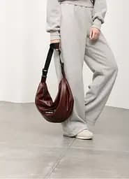 Жіноча сумка Sambag HOBO Bag-glove бургунді 50 х 28 х 5 см (53400013) - мініатюра 4