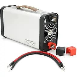 Інвертор напруги Voltronic AEV5500W, 12/220V з апроксимованою синусоїдою, 2 універсальні розетки, 2xUSB (DC:5V/2.4A), клемні дроти, BOX - мініатюра 4