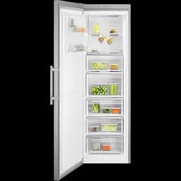 Морозильна камера Electrolux 186x60х65, 278л, E, NF, інв., нерж - мініатюра 2