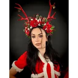 Рога Олень Christmas на обруче