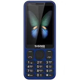Мобильный телефон Sigma mobile X-style 351 Lider, синий, 2 Micro-SIM + Nano-SIM, дисплей 3.5" цветной (320x480), моноблок