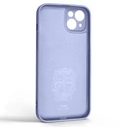 Силиконовый чехол для Apple iPhone 14 Plus, Icon Ring, фиолетовый, панель-накладка, с кольцом-подставкой на 360°, противоударный, возможность использования магнитных держателей, ArmorStandart (ARM68704) - мініатюра 2