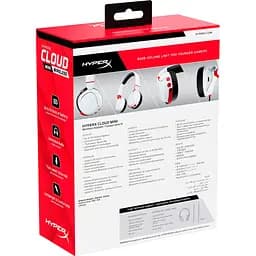 Навушники ігрові HyperX Cloud Mini Wireless White 7G8F2AA [126461] - мініатюра 10