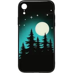 Чохол-накладка Toto Night Light Print Glass Case Apple iPhone XR Full Moon