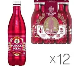 Zajecicka Horka, 0,5 л, Вода мінеральна Заєчицька Гірка, лікувально сульфатно-магнієва, газована - мініатюра 2
