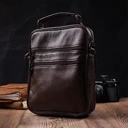 Шкіряна чоловіча сумка Vintage 19х25х6,5 см sum0023577 - мініатюра 8