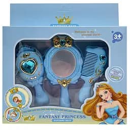 Аксесуари для дівчат "Fantasy Princess" Bambi C8824 дзеркало, розчіска Синій