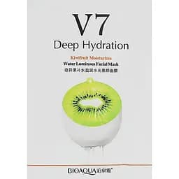 Маска для обличчя вітамінна Bioaqua V7 Deep Hydration Kiwifruit Moisturizes, 30 г