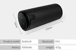 Бездротова Bluetooth колонка Zealot S8 Чорний - мініатюра 8