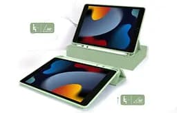 Чохол-книжка CDK для Apple iPad 10.2" 8gen 2020 екокожа/силікон Smart Case cлот стилус (011189) (light - мініатюра 4