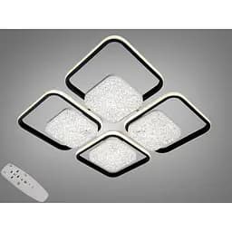 Люстра стельова Diasha LED біла чорна 130W димер