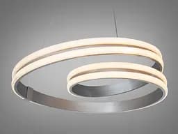 LED підвісна люстра Diasha коричнева 95Вт 16м²