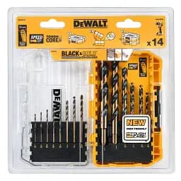 Набор сверл по металлу DeWalt Black & Gold HSS-G 14 шт. (DT70727)
