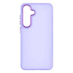 Противоударный чехол для Samsung Galaxy S24 FE 5G (SM-S721), Frame, фиолетовый, панель-накладка, термополиуретан TPU + поликарбонат PC, защита всего корпуса, защита кнопок и камеры, устойчив к деформациям, ArmorStandart (ARM76914)